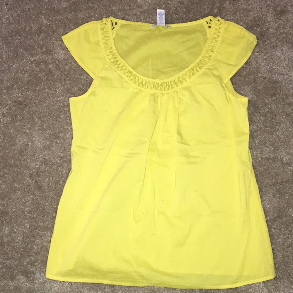 Worn once yellow spring top